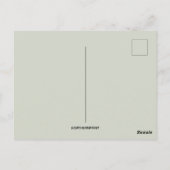  konijnen in een auto met paasei briefkaart (Achterkant)