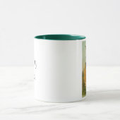 Konijnen in een gouden ei, vintage Victoriaanse Pa Mok (Midden)