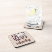 Konijnen in een harde kunststof van Lineup Bier Onderzetter (Rechterzijde)