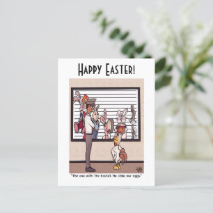 Konijnen in een Lineup Post Kaart