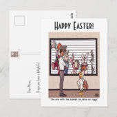 Konijnen in een Lineup Post Kaart (Voorkant / Achterkant)