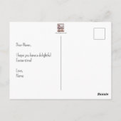 Konijnen in een Lineup Post Kaart (Achterkant)