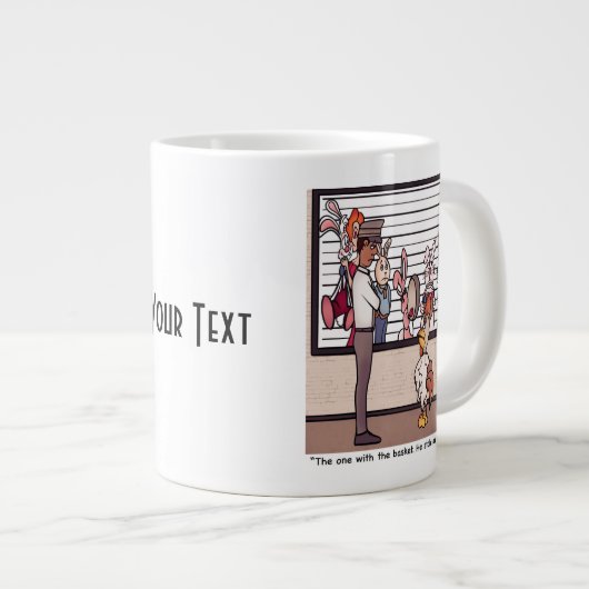 Konijnen in een Mok van Lineup-specialiteit (Voorkant rechts)