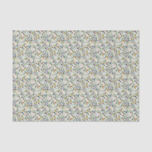 Konijnen in het groen tissuepapier (Voorkant)