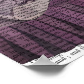 Konijnen in het Paars Poster (Hoek)