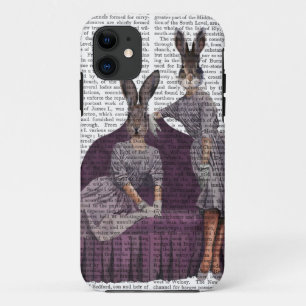 Konijnen in Paars.png Case-Mate iPhone Case