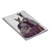 Konijnen in Paars.png Notitieboek (Rechterzijde)