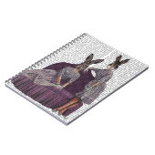 Konijnen in Paars.png Notitieboek (Linkerzijde)