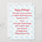 Konijnen Kerstvakantie Open Huis Uitnodiging (Achterkant)