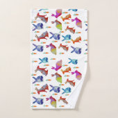 Konijnen Kleurrijke Kunst, Pasen Bad Handdoek (Handdoek)