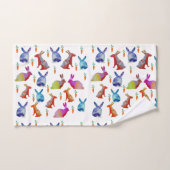 Konijnen Kleurrijke Kunst, Pasen Bad Handdoek (Handdoek)