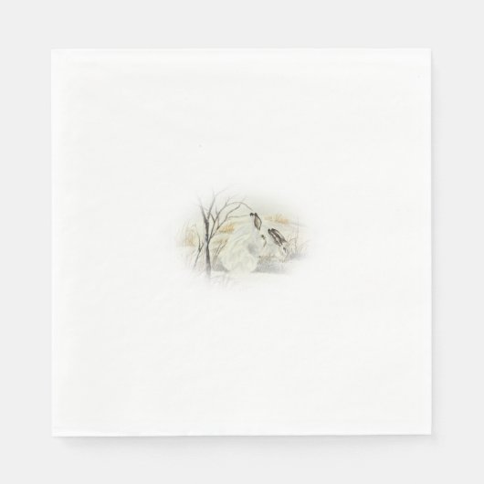 Konijnen/konijnen Servet (Voorkant)