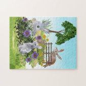 Konijnen legpuzzel (Horizontaal)