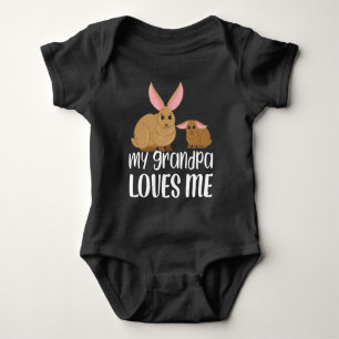 Konijnen 🐰 mijn opa houden van mij - Grootkind Gi Romper