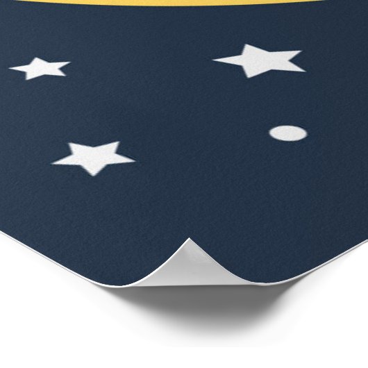 Konijnen op de maan poster (Hoek)