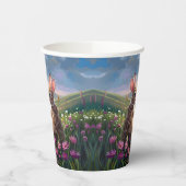 Konijnen op een rustige avond papieren bekers (Links)