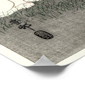 Konijnen op volle maan - Ohara Koson Poster (Hoek)