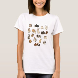 Konijnen overal t-shirt