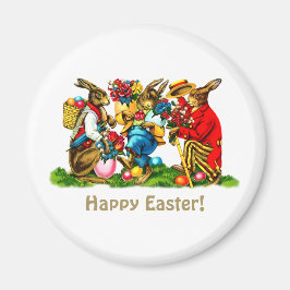  konijnen paascadeau magneet