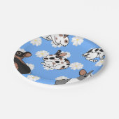 Konijnen Papieren Bordje (Gekanteld)