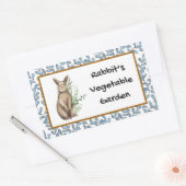 Konijnen Plantaardige Tuin Stickers (Envelop)