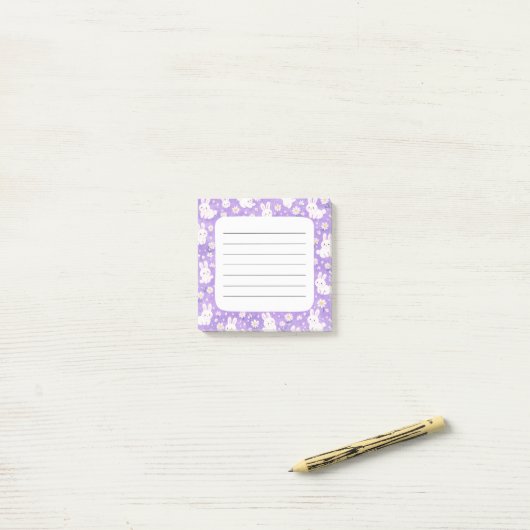 Konijnen Post-it® Notes (Op bureau)