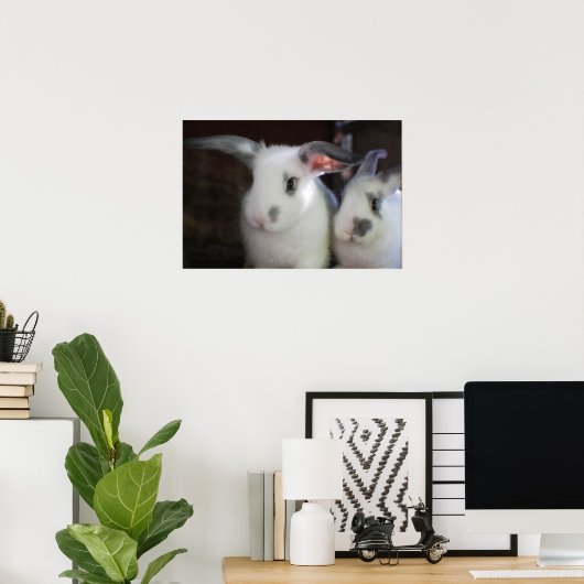 Konijnen Poster (Thuiskantoor)