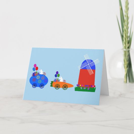 Konijnen Raceauto's #1 Kaart (Voorkant)