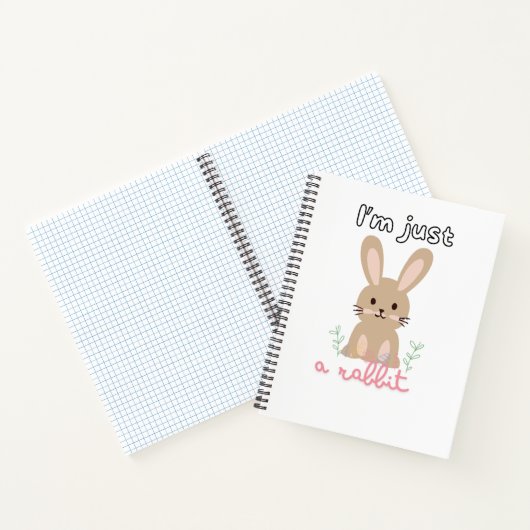 Konijnen spiraal notebook notitieboek (Binnen)