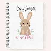 Konijnen spiraal notebook notitieboek (Voorkant)