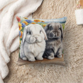 Konijnen spreken luipaard konijn kussen (Deken)