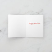 Konijnen thuis voor kerstKaart Feestdagen Kaart (Binnen)