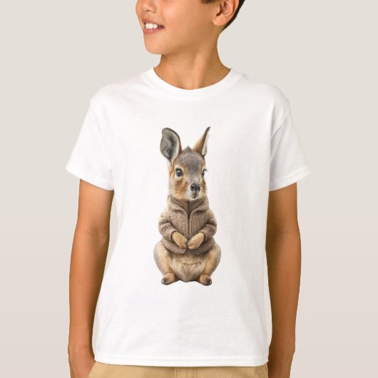 Konijnen trui kinderen t-shirt (Voorkant)