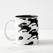 Konijnen Tweekleurige Koffiemok (Links)