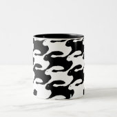 Konijnen Tweekleurige Koffiemok (Center)