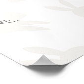 Konijnen Uitverkoop Bord, 20% Korting Poster, Pase Poster (Hoek)