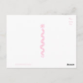 Konijnen-verjaardagskaart Briefkaart (Achterkant)