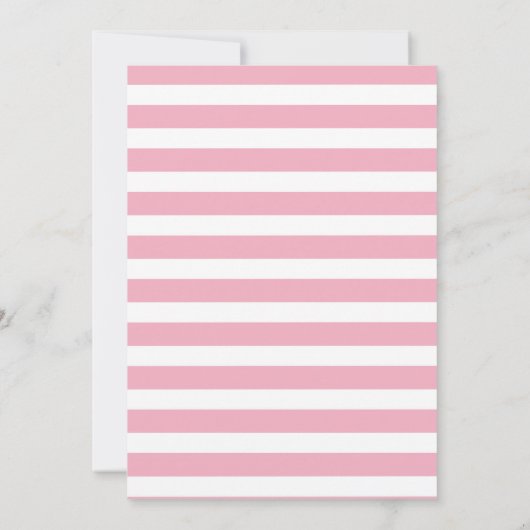 Konijnen, Vlinders & Madeliefjes Verjaardagsfeestj Kaart (Achterkant)