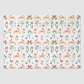 Konijnen, vogels en kunsten Folk Art Tissuepapier (Voorkant)