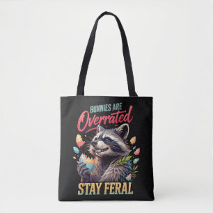 Konijnen worden overschat, blijf wild tote bag