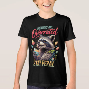 Konijnen worden overschat blijf wild Tri-Blend shirt