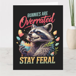 Konijnen Zijn Overgewaardeerd Blijf Wild Kaart