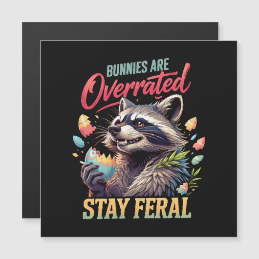 Konijnen zijn overschat Blijf wild (Voorkant / Achterkant)