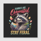 Konijnen zijn overschat Blijf wild (Voorkant)