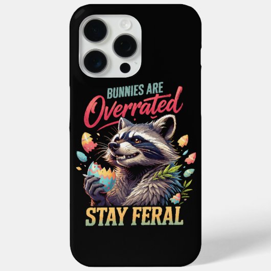 Konijnen zijn overschat Blijf wild Case-Mate iPhone Case (Achterkant)