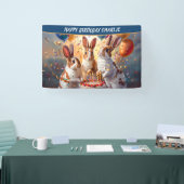 Konijnenavond verjaardagsfeestje spandoek