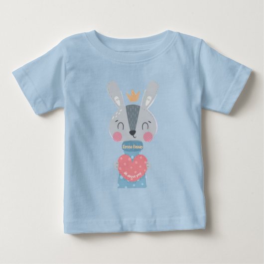 Konijnenbaby T-shirt voor baby's (Voorkant)