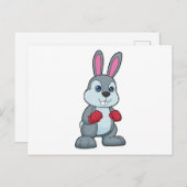 Konijnenbokshandschoenen Briefkaart (Voorkant / Achterkant)