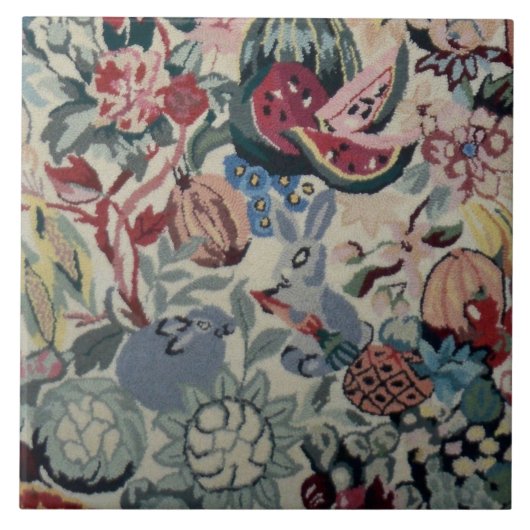  konijnenboomkwekerij tegeltje (Voorkant)