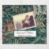 Konijnenbos bruiloft bier etiket (Enkel label)